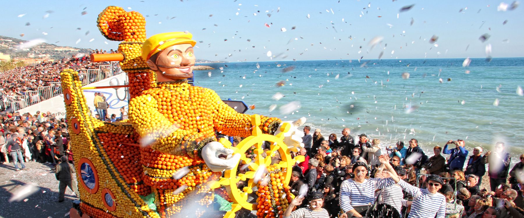 fKarneval in Nizza und Zitronenfest in Menton