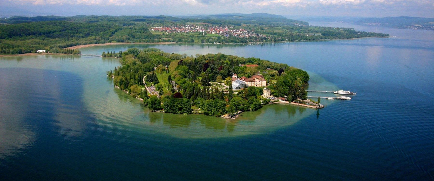 fBlumeninsel Mainau mit Rheinfällen Schaffhausen