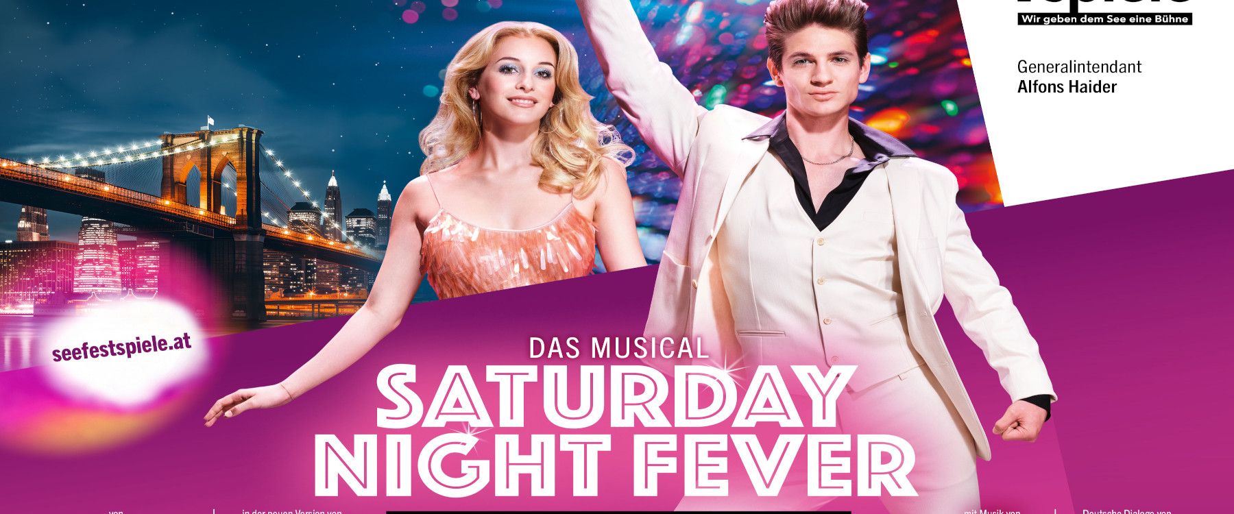 fSeefestspiele in Mörbisch - "Saturday Night Fever" und Opernfestspiele St. Margarethen "Der fliegende Holländer"